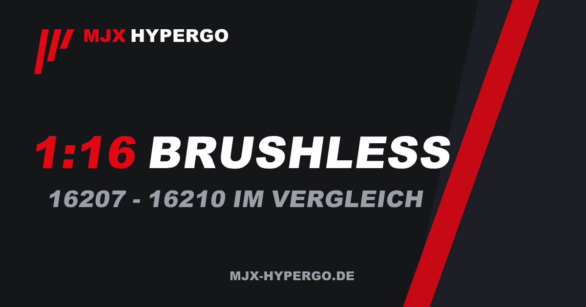 MJX Hyper Go 16207, 16208, 16209 & 16210 im Vergleich