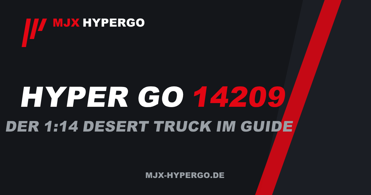 MJX Hyper Go 14209: Desert Truck mit Top-Handling